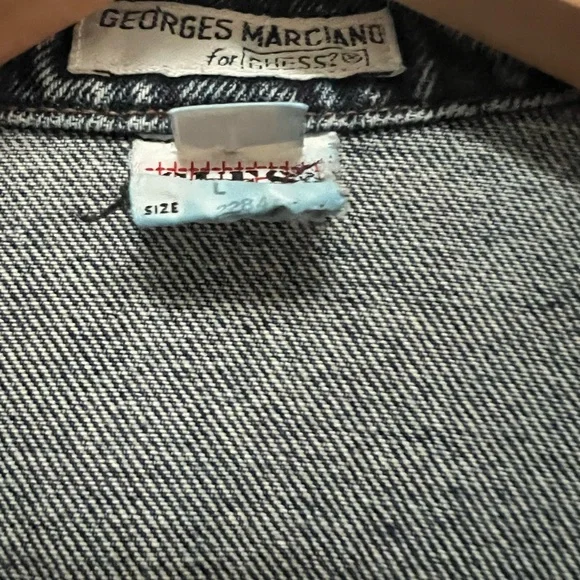 Vintage Guess Acid Wash Trucker Jean Jacket - Picture 5 of 14